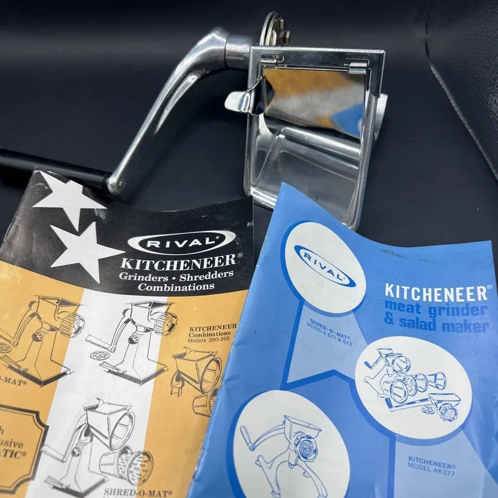 Vtg Rival Kitcheneer Grind O Mat And Shred O Mat Multiple‎ Models Hopper